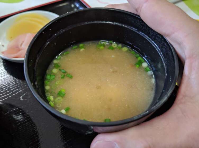 三峯神社の味噌汁